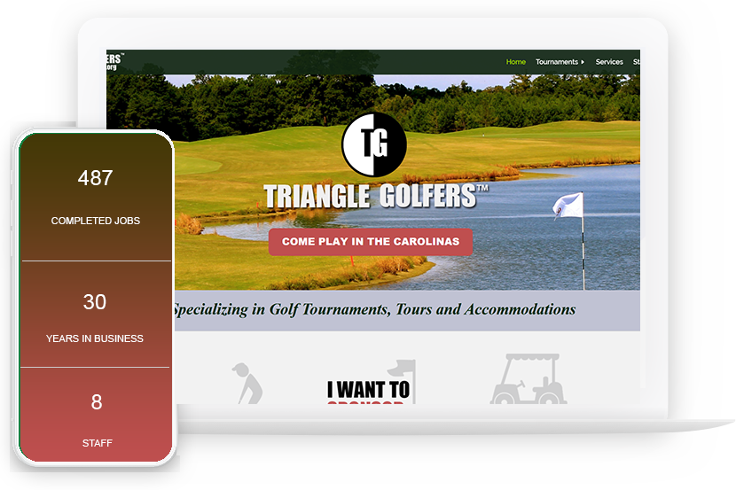 Triangle Golfers Web Dev2